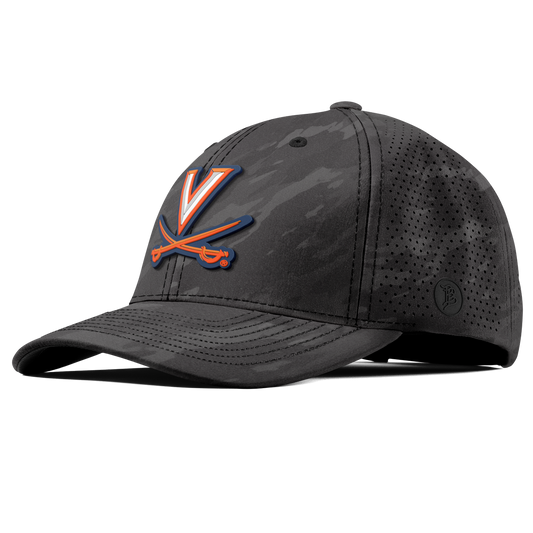 University of Virginia "Virginia Team Logo" Curved Elite Charcoal Camo