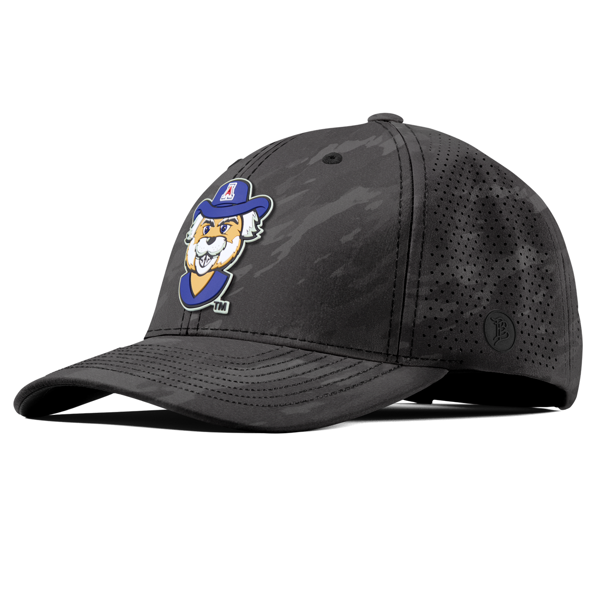 University of Arizona "Wilbur The Wildcat" Curved Elite Charcoal Camo