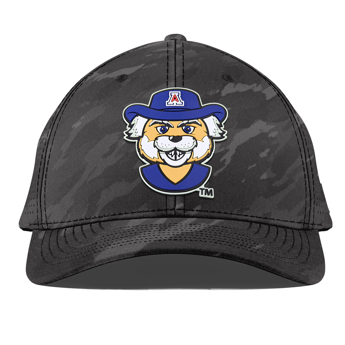 University of Arizona "Wilbur The Wildcat" Curved Elite Charcoal Camo