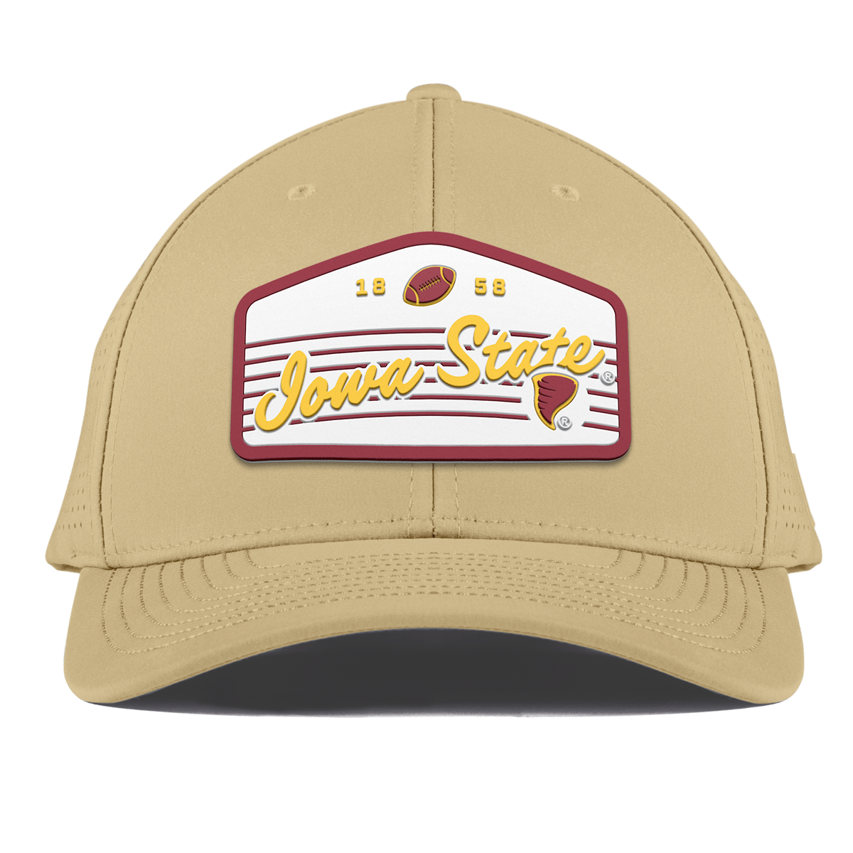 Iowa State University "Cyclones Football" Curved Elite Desert
