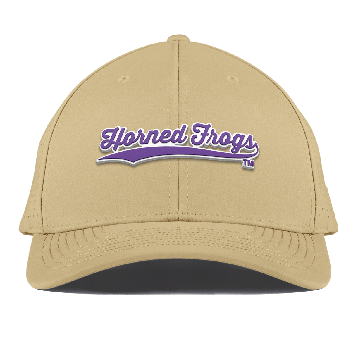 Texas Christian University "TCU Horned Frogs Scripts" Curved Elite Desert