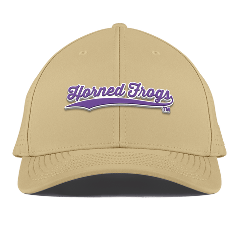 Texas Christian University "TCU Horned Frogs Scripts" Curved Elite Desert