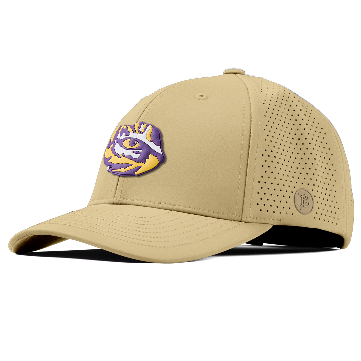 Louisiana State University "LSU Tiger Team Logo" Curved Elite Desert