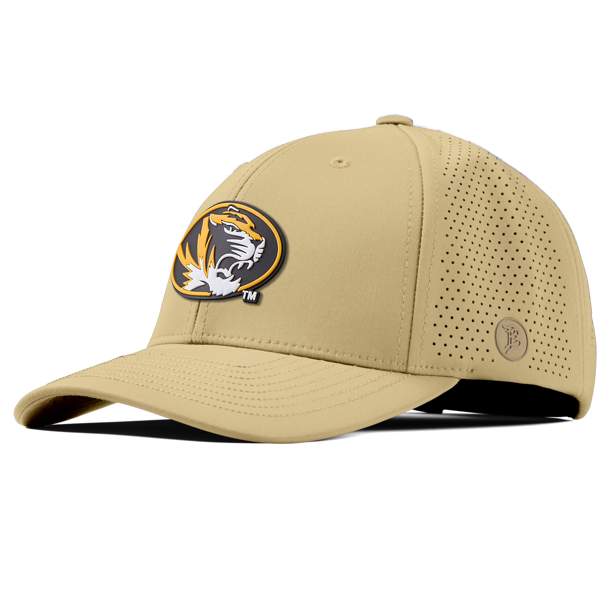 University of Missouri "Missouri Tigers Badge" Curved Elite Desert
