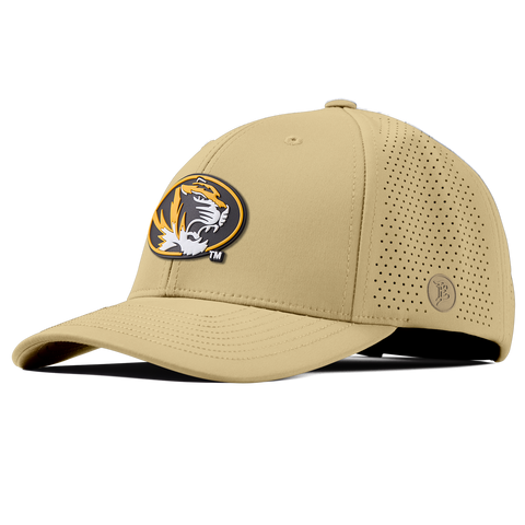 University of Missouri "Missouri Tigers Badge" Curved Elite Desert