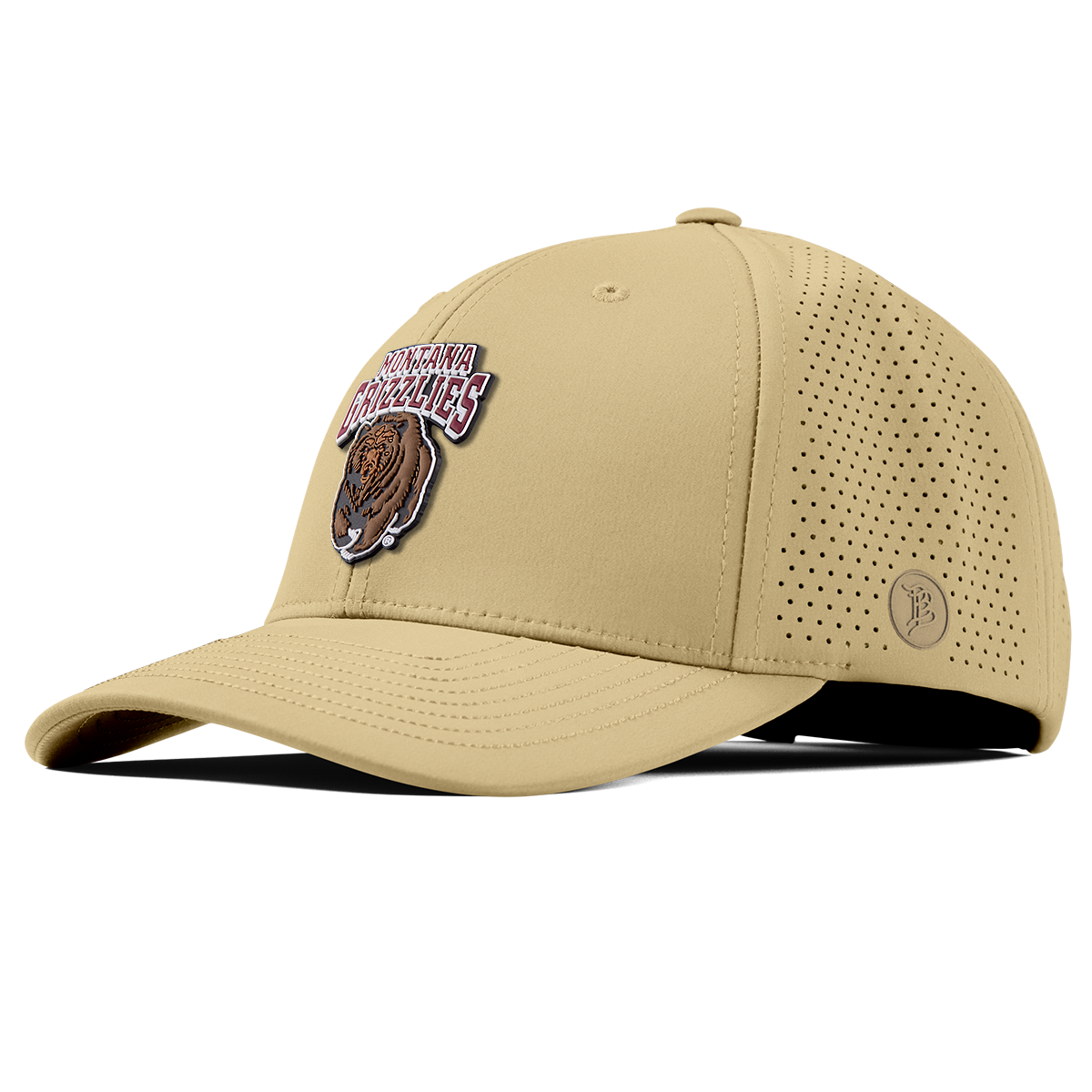 University of Montana "Montana Grizzlies Team Logo" Curved Elite Desert