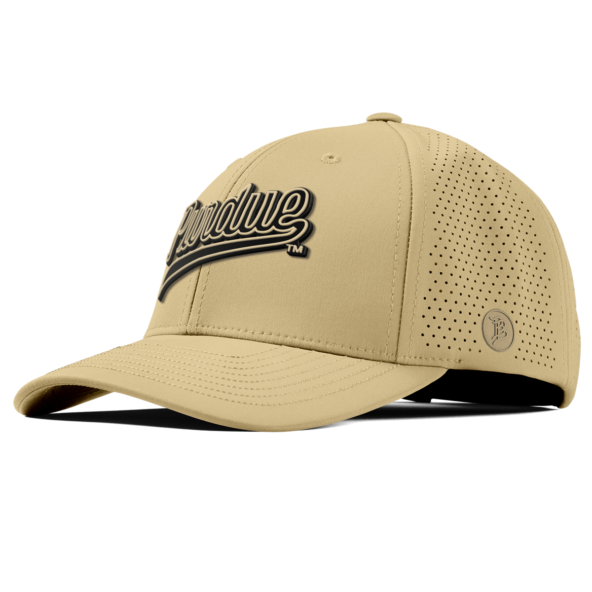 Purdue University "Purdue Script" Curved Elite Desert
