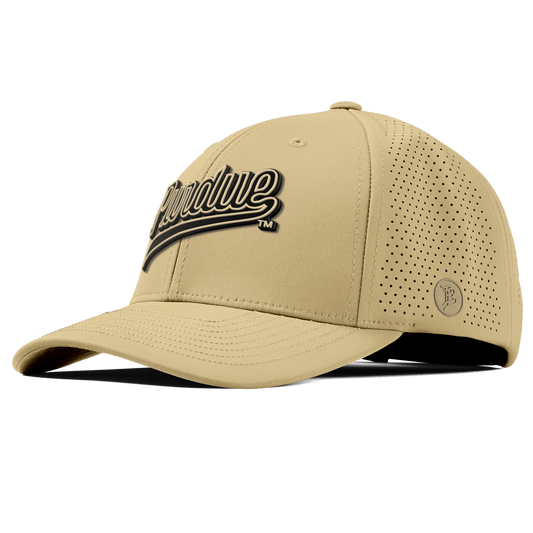 Purdue University "Purdue Script" Curved Elite Desert