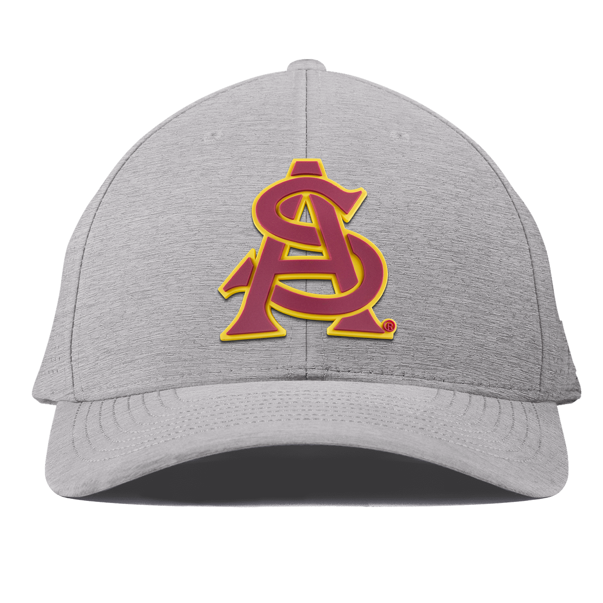 Arizona State University "ASU Baseball and Gold" Curved Elite Heather Gray