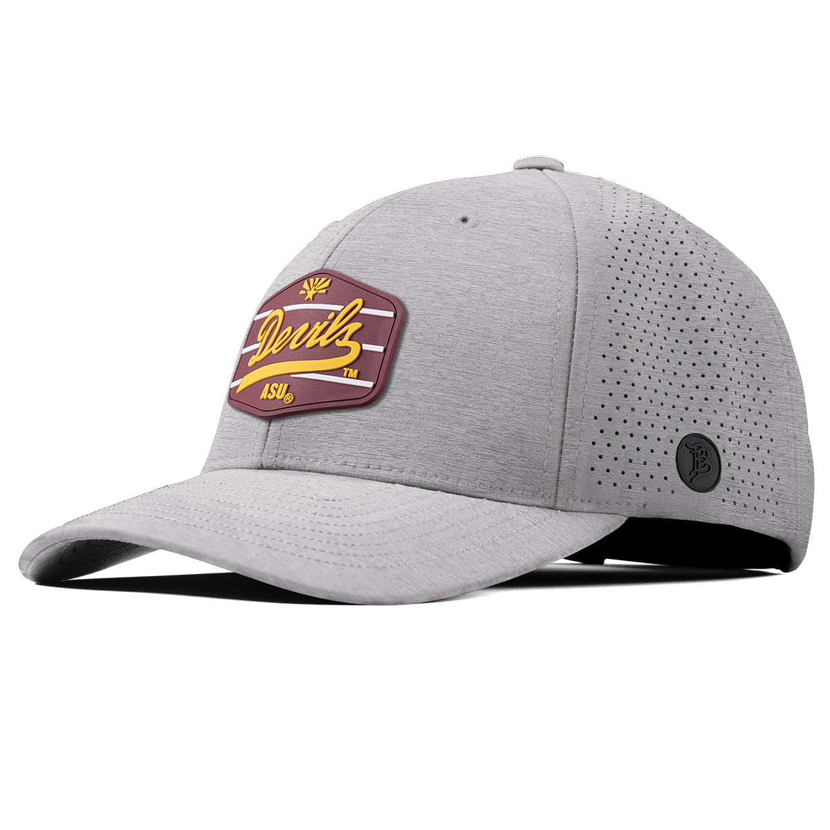 Arizona State University "ASU Devils Maroon" Curved Elite Heather Gray