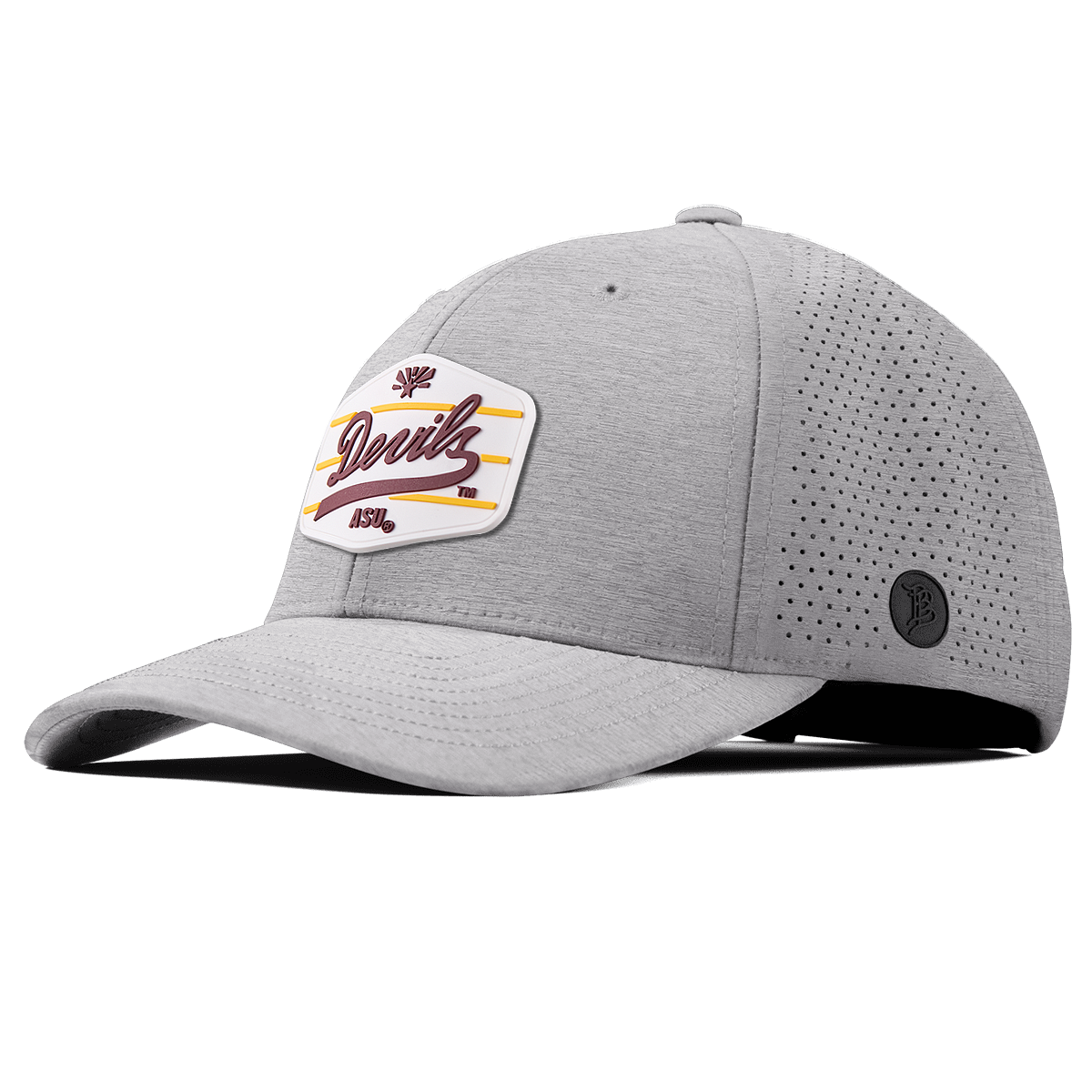 Arizona State University "ASU Devils" Curved Elite Heather Gray
