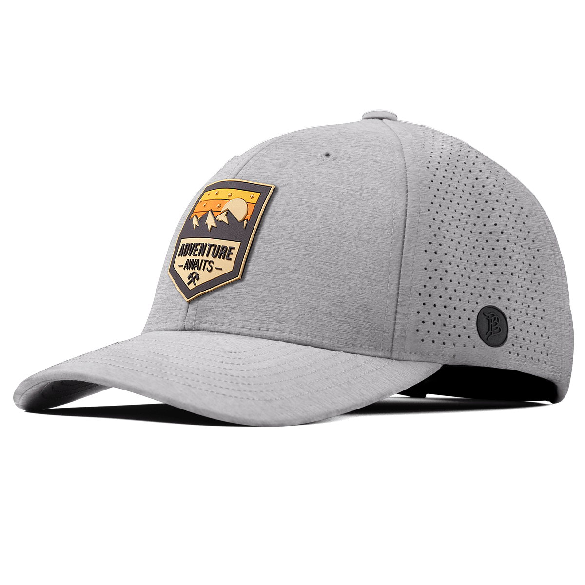 Adventure Awaits PVC Elite Curved Heather Gray