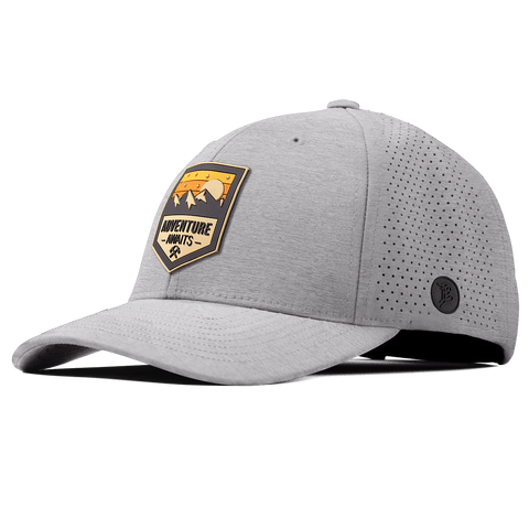 Adventure Awaits PVC Elite Curved Heather Gray