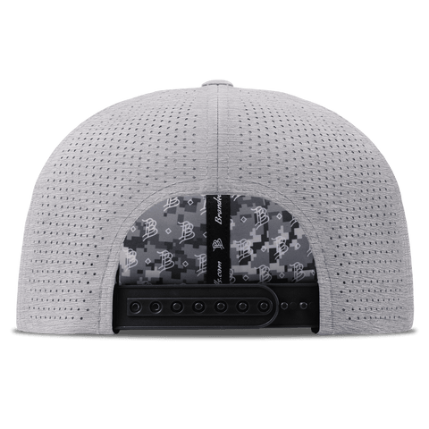 University of Illinois "Illinois Script" Curved Elite Back Heather Gray