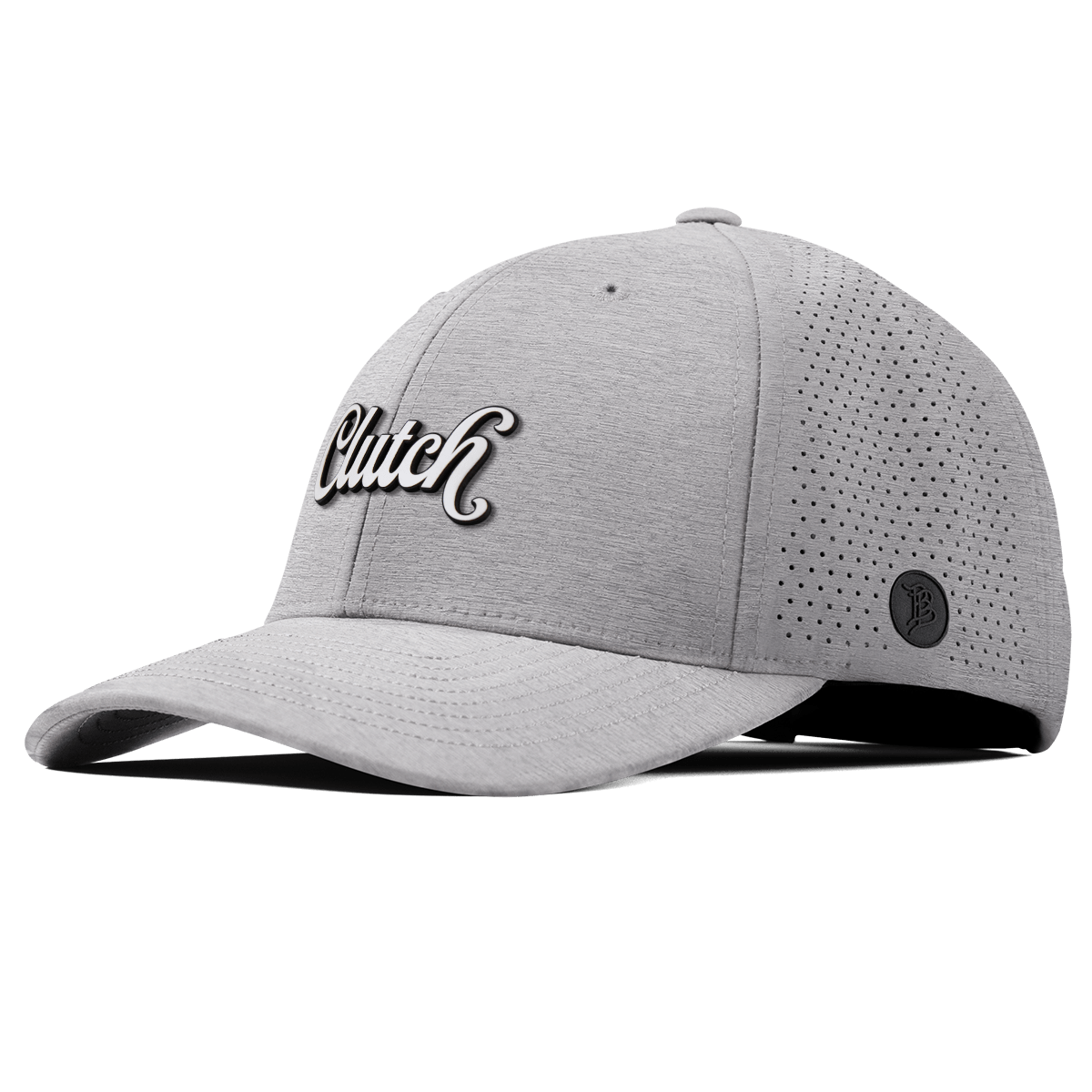 Clutch Script Curved Elite Heather Gray