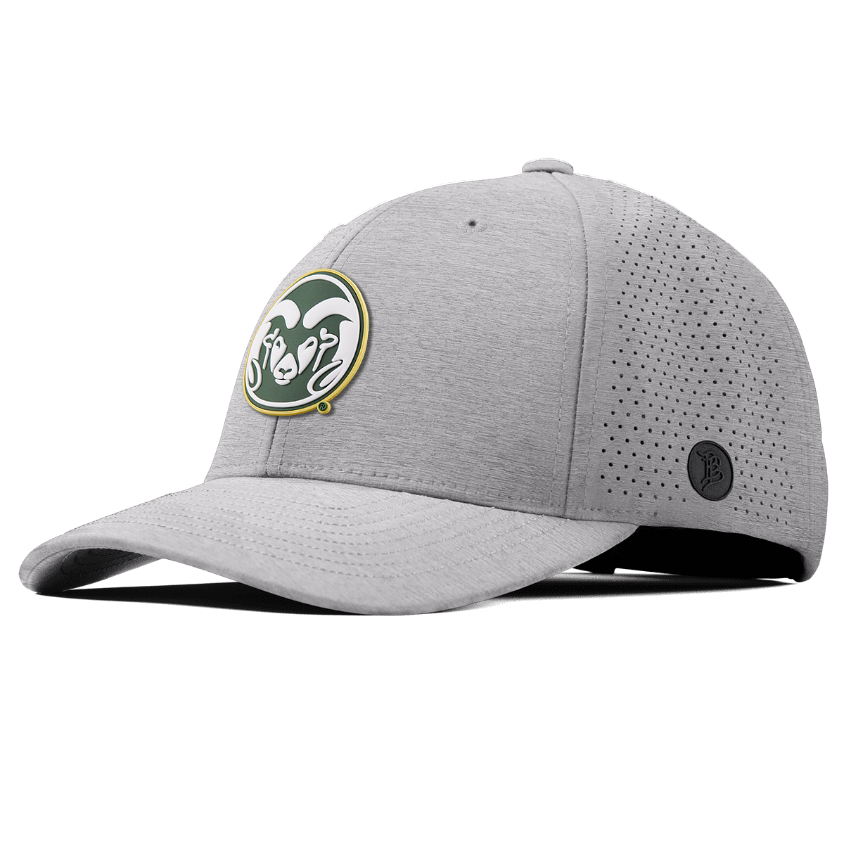 Colorado State University "Colorado State Team Logo" Elite Curved Heather Gray 