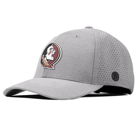 Florida State University "FSU Team Logo" Curved Elite Heather Gray