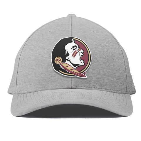 Florida State University "FSU Team Logo" Curved Elite Heather Gray