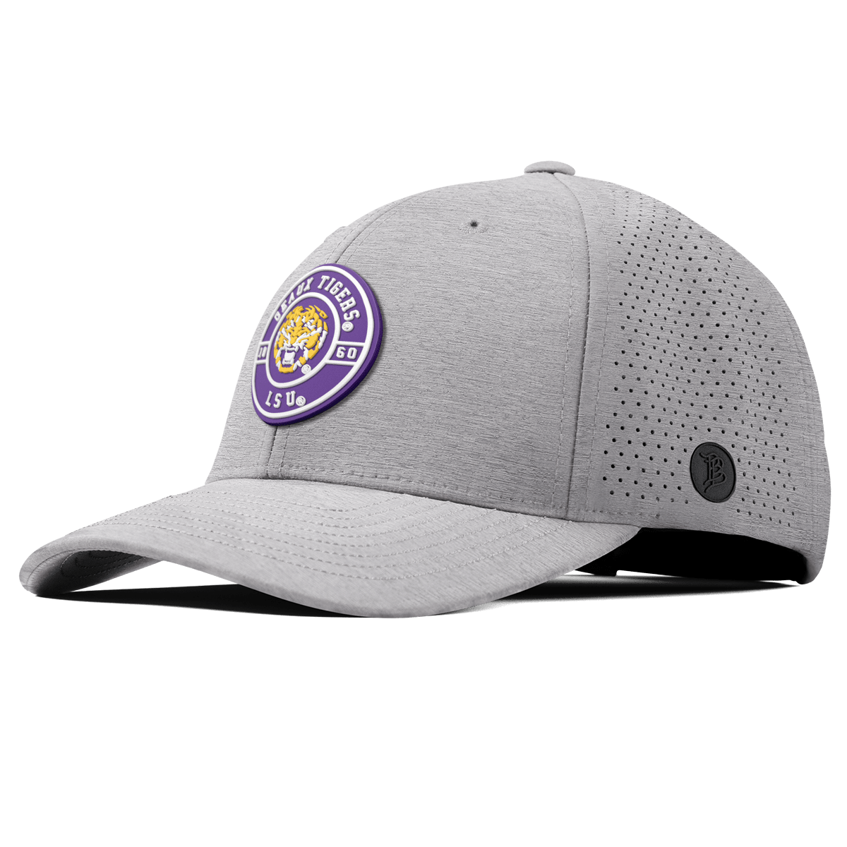 Louisiana State University "Geaux LSU Tigers" Curved Elite Heather Gray