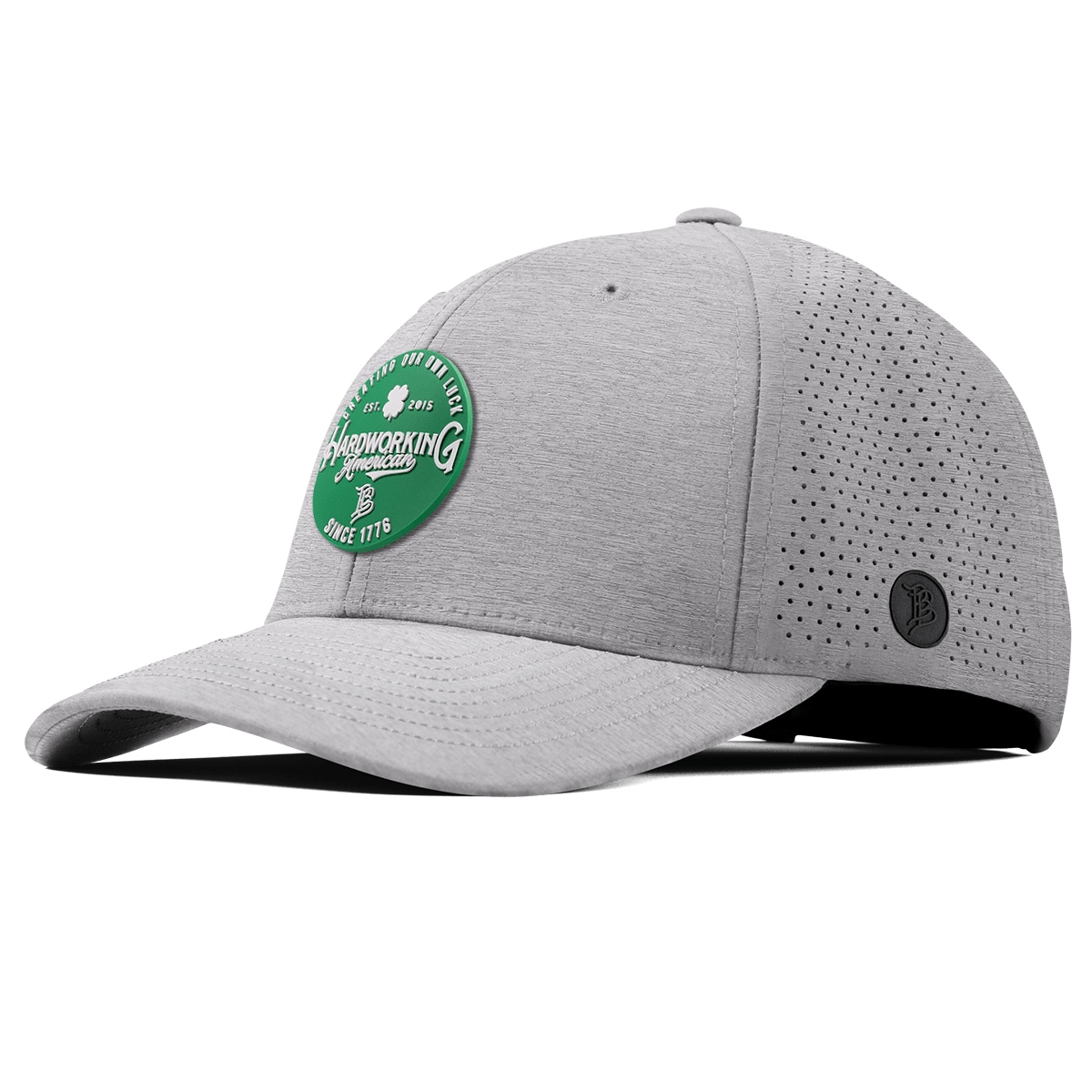 Get The Green Curved Elite Heather Gray