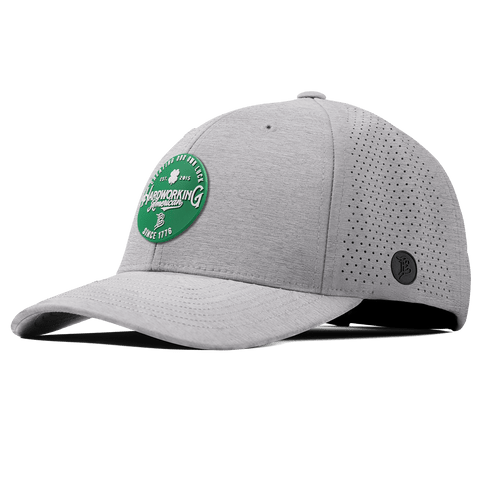 Get The Green Curved Elite Heather Gray