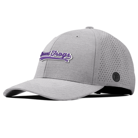 Texas Christian University "TCU Horned Frogs Scripts" Curved Elite Heather