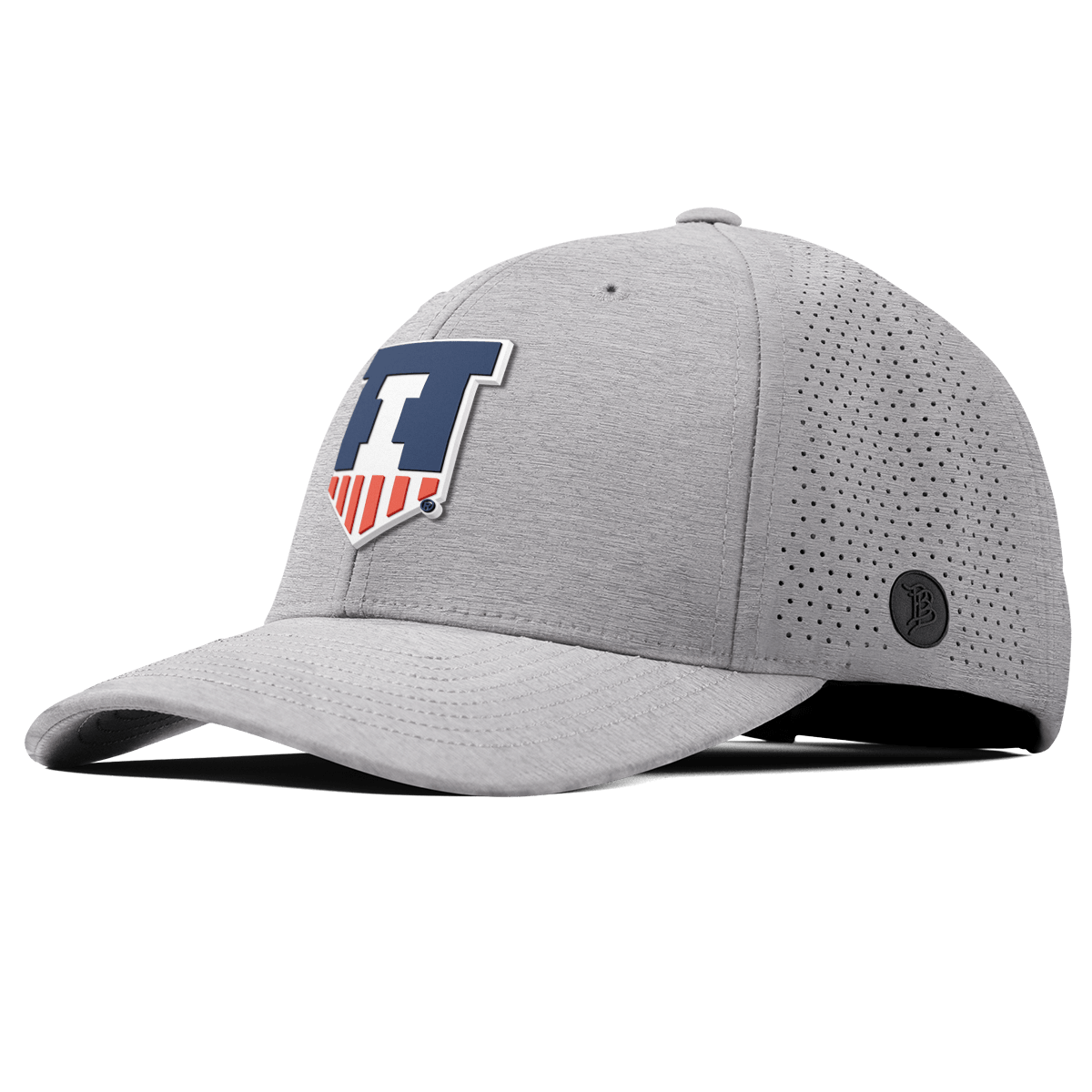University of Illinois "Illinois Athletics" Curved Elite Heather Gray