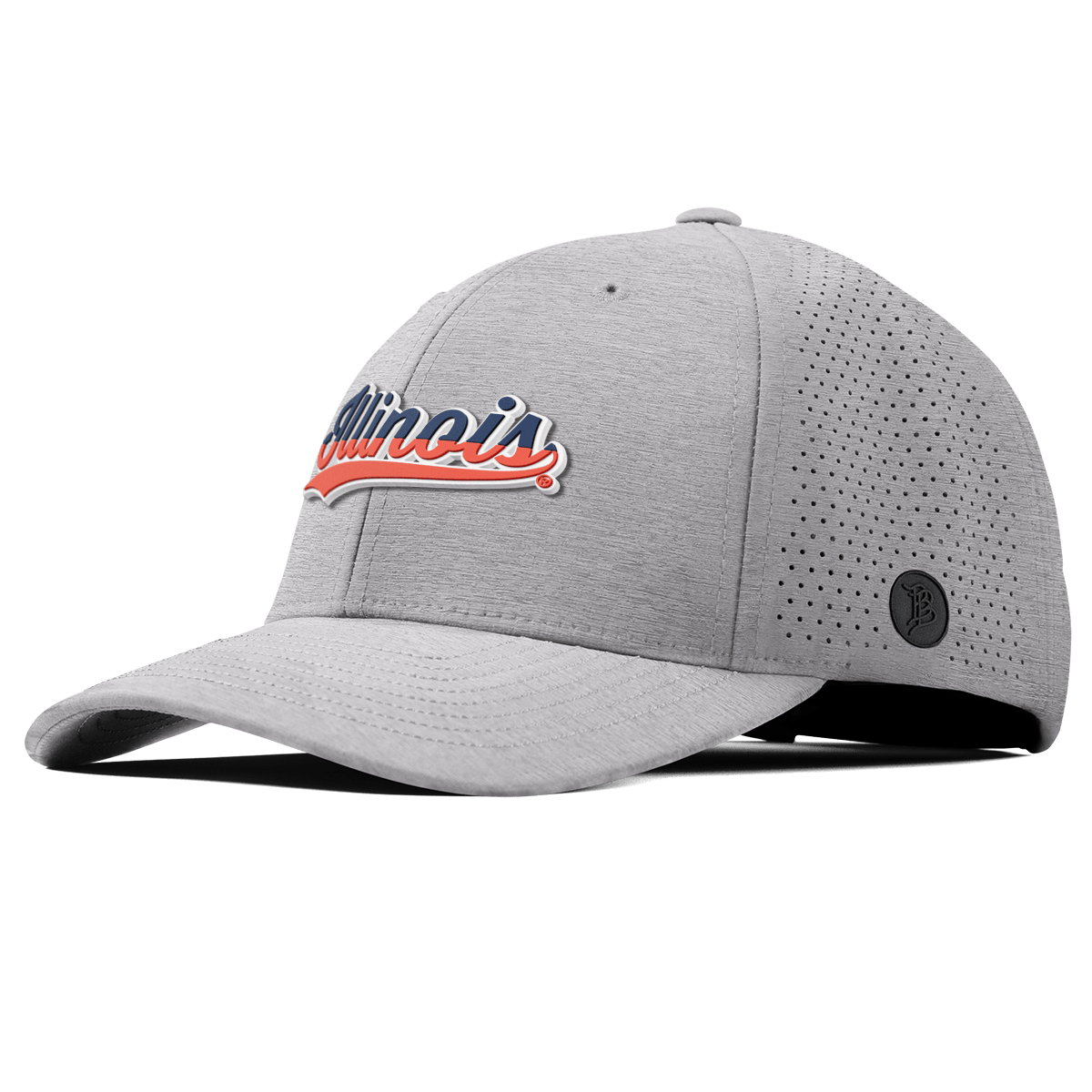 University of Illinois "Illinois Script" Curved Elite Heather Gray