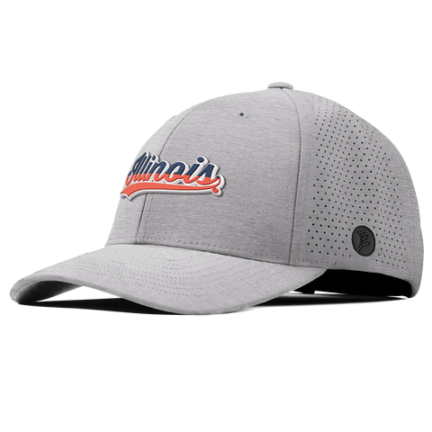 University of Illinois "Illinois Script" Curved Elite Heather Gray