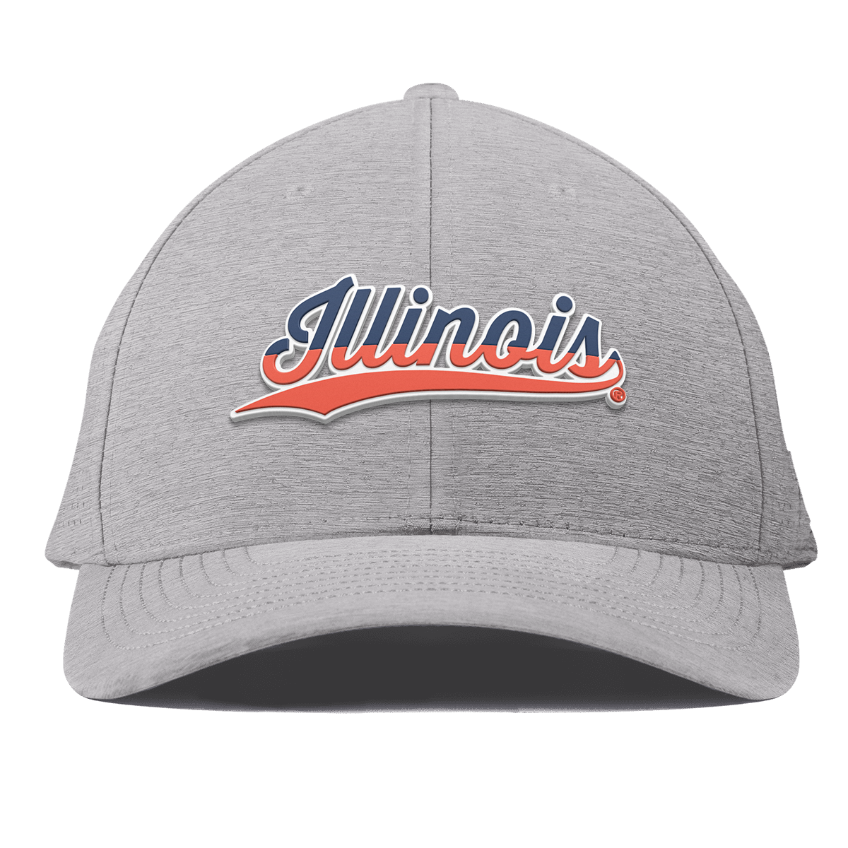University of Illinois "Illinois Script" Curved Elite Heather Gray