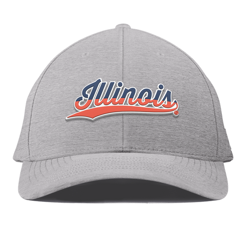 University of Illinois "Illinois Script" Curved Elite Heather Gray
