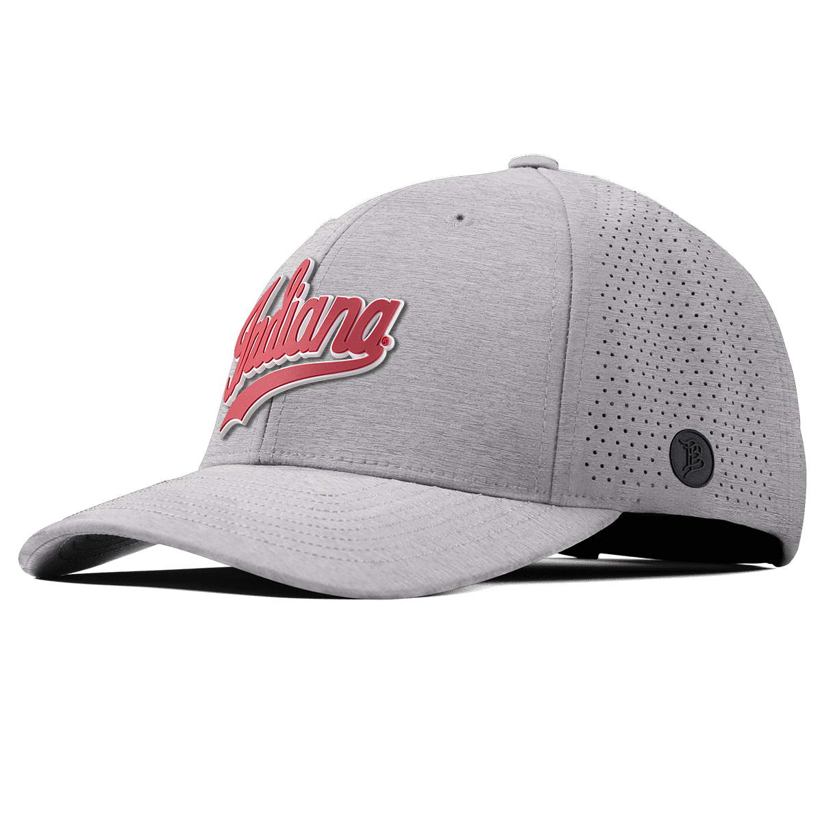Indiana University "Indiana Script" Curved Elite Heather Gray