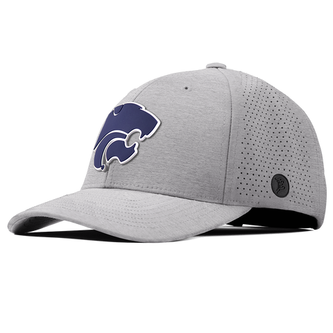 Kansas State "Kansas State Team Logo" Elite Curved Heather Gray