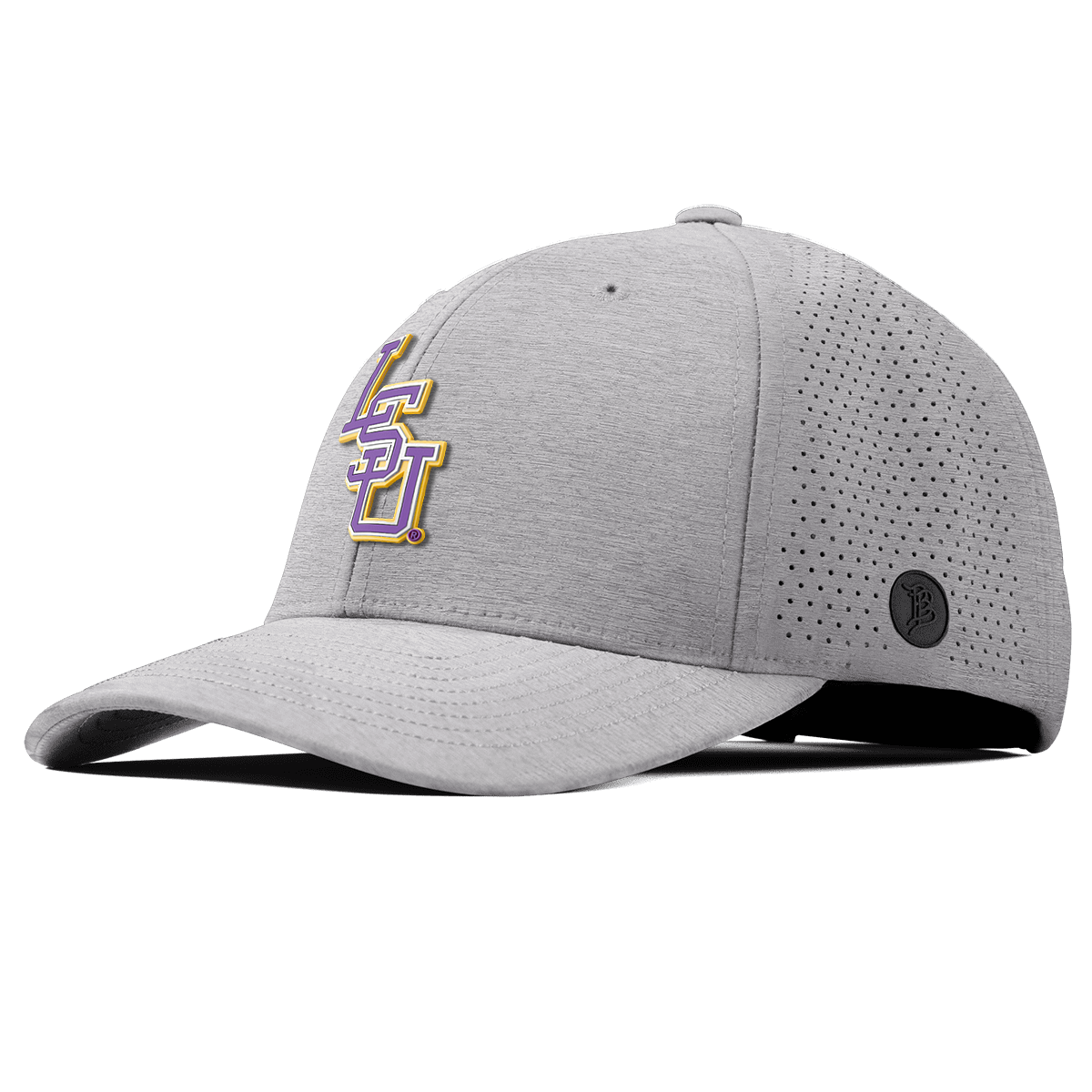 Louisiana State University "LSU Baseball Purple" Curved Elite Heather Gray
