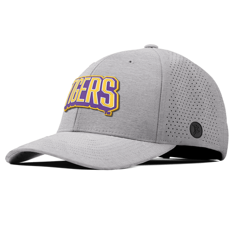 Louisiana State University "LSU Tigers Block" Curved Elite Heather Gray