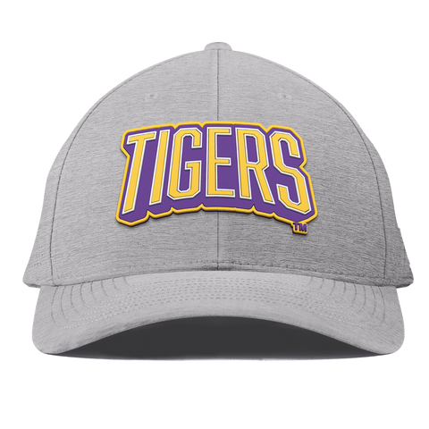 Louisiana State University "LSU Tigers Block" Curved Elite Heather Gray
