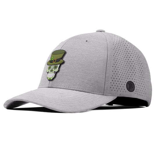 Leprechaun Skull PVC Curved Elite Heather Gray