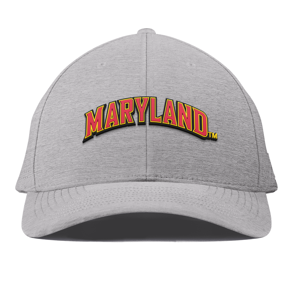 University of Maryland "Maryland Block" Curved Elite Heather Gray