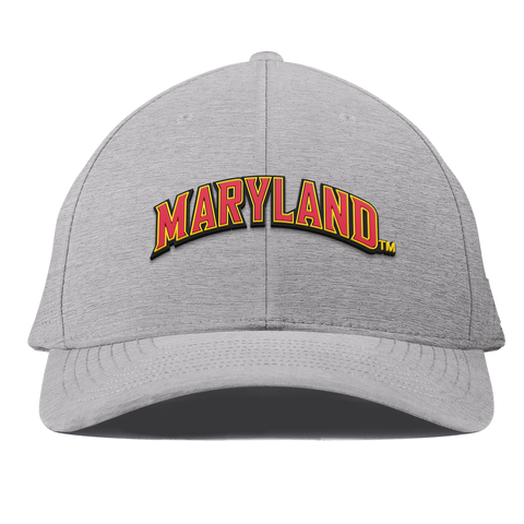 University of Maryland "Maryland Block" Curved Elite Heather Gray