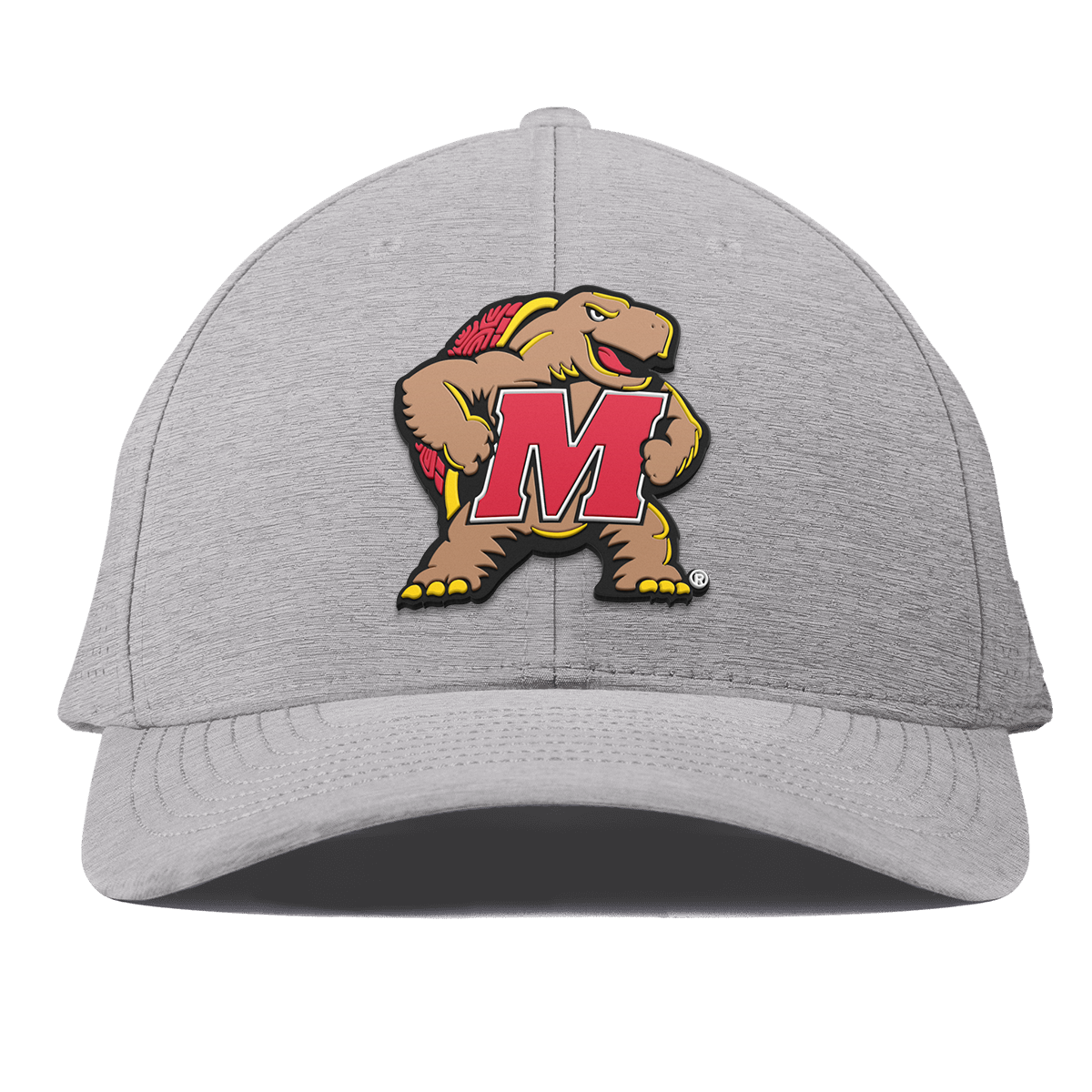 University of Maryland "Maryland Terrapin Team Logo" Curved Elite Heather Gray