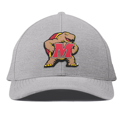 University of Maryland "Maryland Terrapin Team Logo" Curved Elite Heather Gray