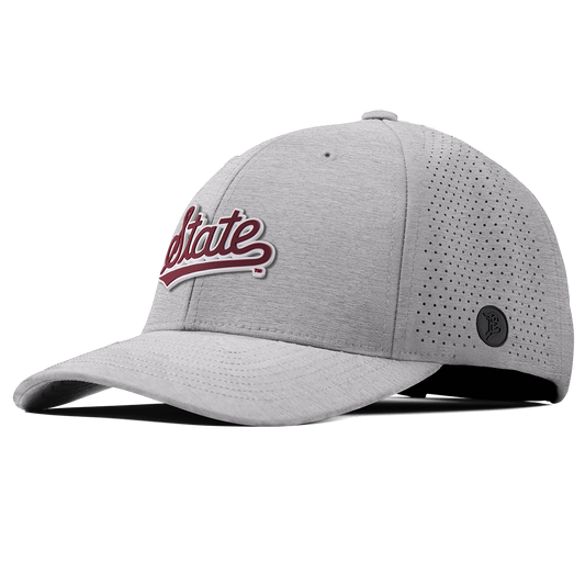 Mississippi State University "Mississippi State Script" Curved Elite Heather Gray