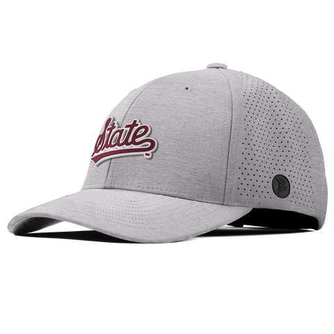 Mississippi State University "Mississippi State Script" Curved Elite Heather Gray