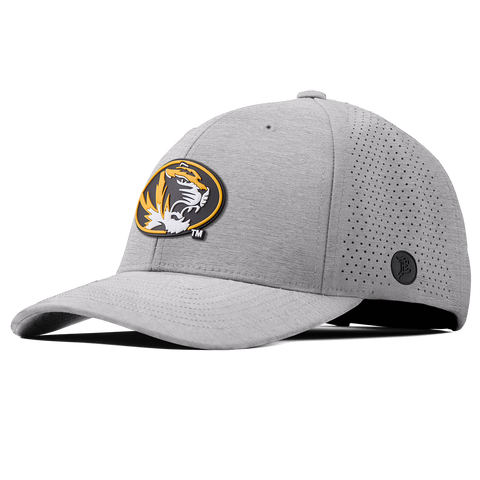 University of Missouri "Missouri Tigers Badge" Curved Elite Heather Gray