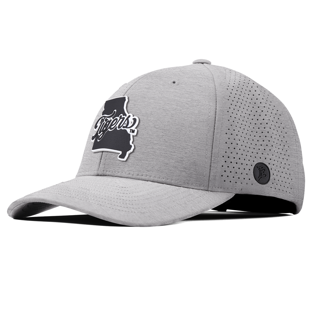 University of Missouri "Missouri Tigers State Script" Curved Elite Heather Gray