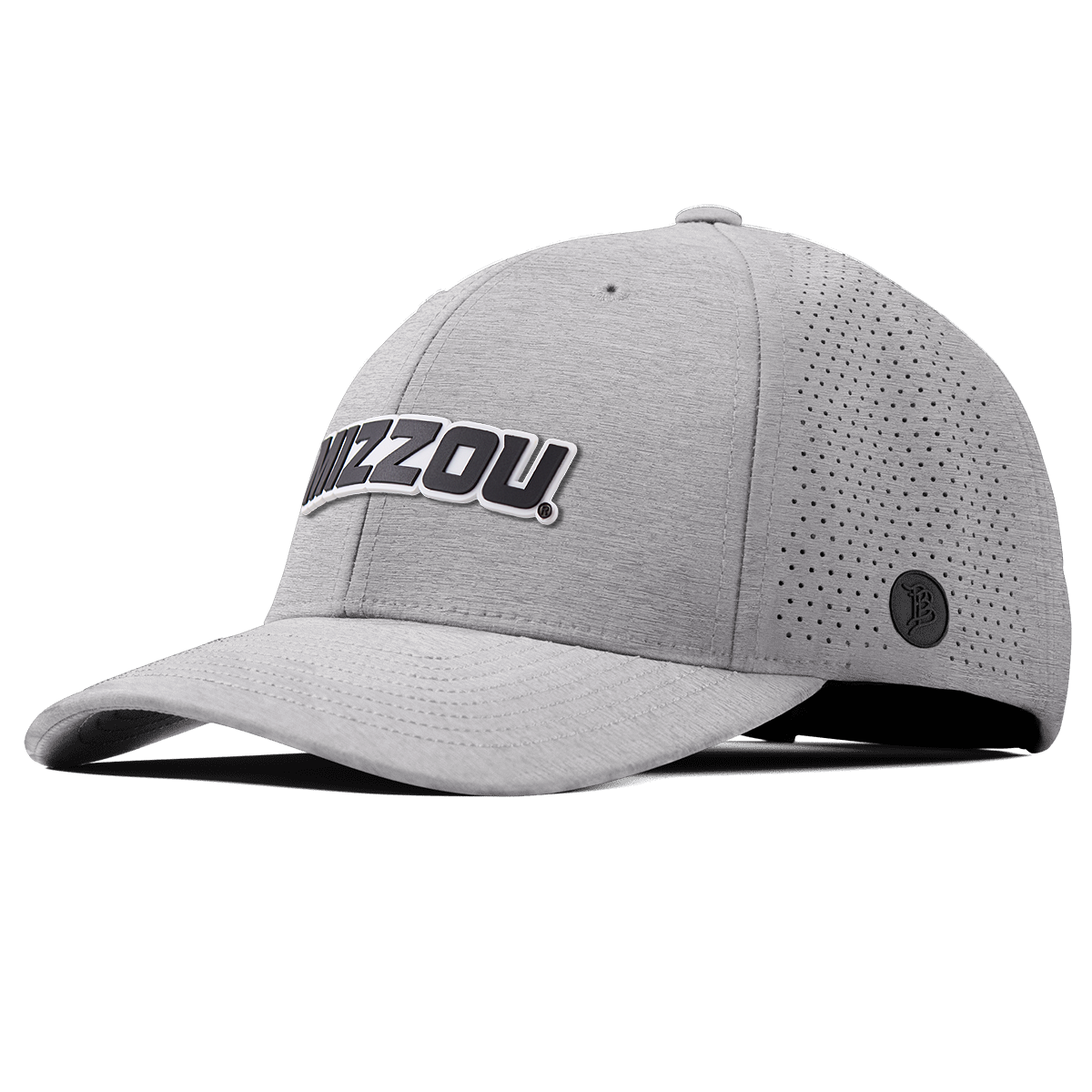 University of Missouri "Mizzou Block" Curved Elite Heather Gray