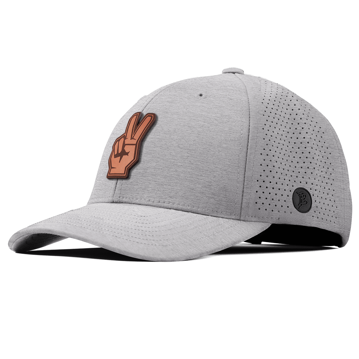 Pace Peace Sign Elite Curved Heather Gray