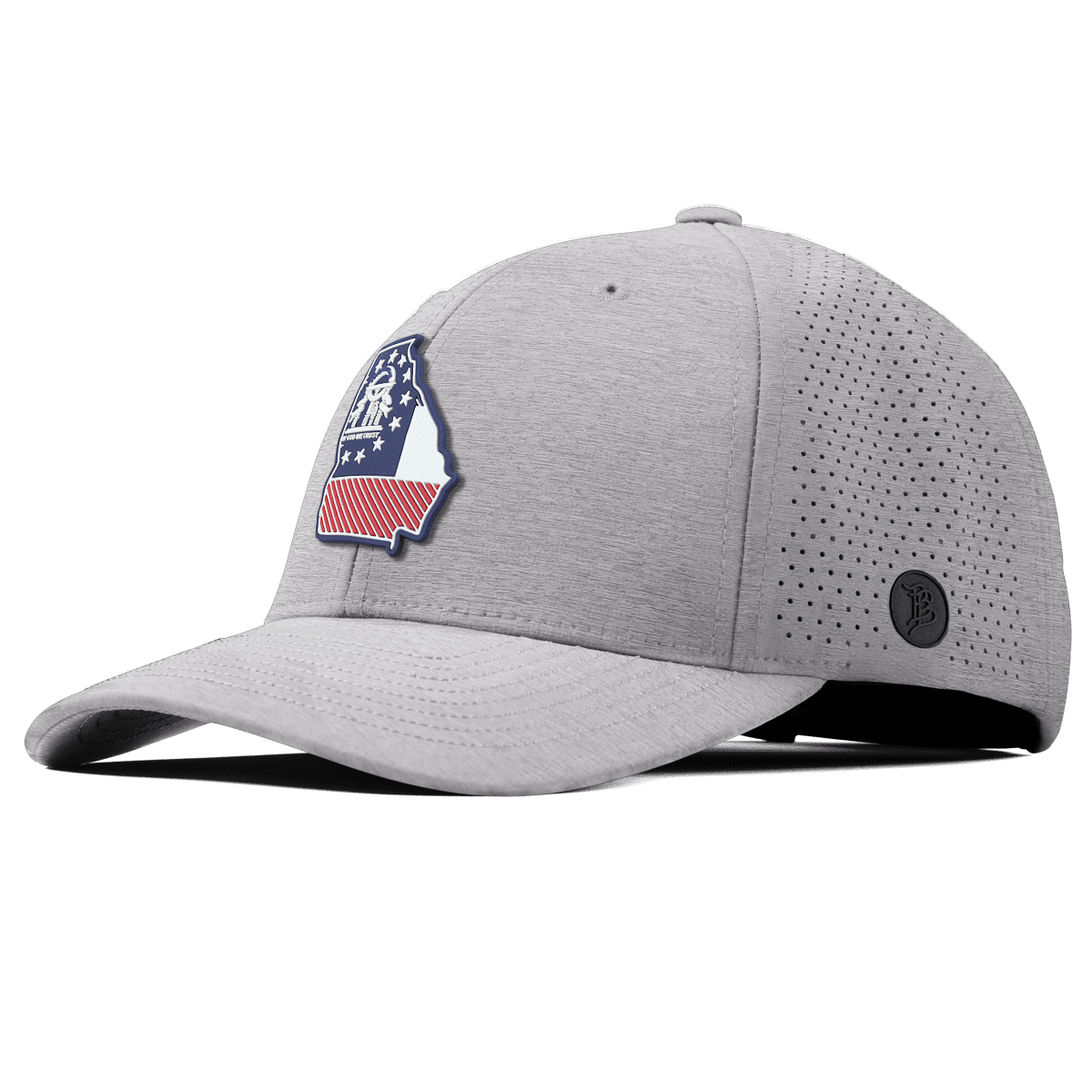 Georgia Patriot Series Elite Curved Heather Gray 