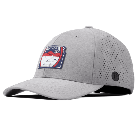 Kansas Patriot Series Elite Curved Heather Gray 