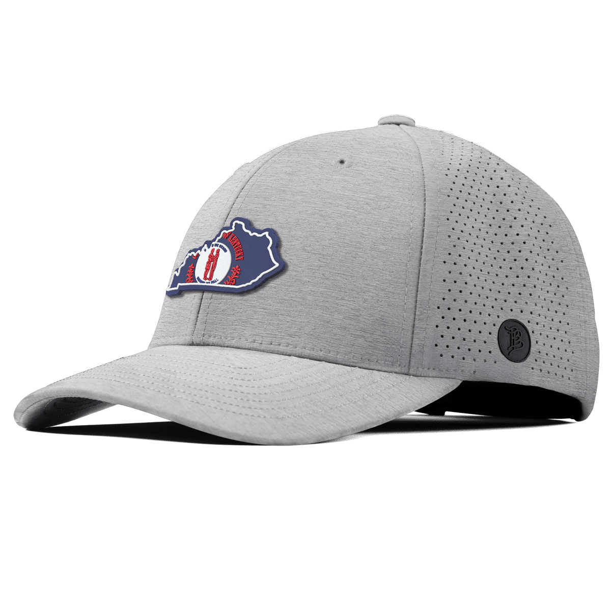 Kentucky Patriot Series Elite Curved Heather Gray 